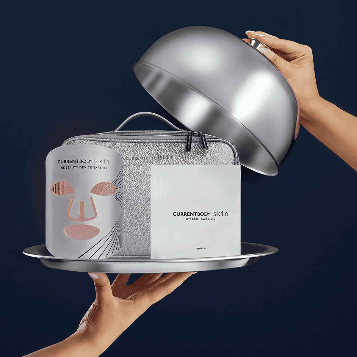 CurrentBody Skin Silver LED Beauty Geschenkset PR