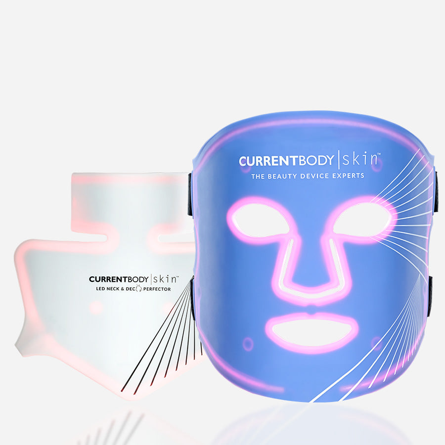 Series 1 / LED Lichttherapie Maske gegen Pickel und Unreinheiten & Hals & Dekolleté Maske